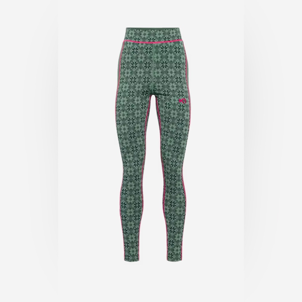 Kari Traa Rose High Waisted Baselayer Pants - 100% Merino Wool - Sag-Size Large